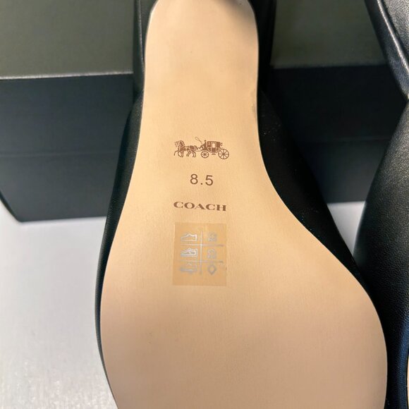 Coach Women's Renn Leather Mule - Picture 12 of 14